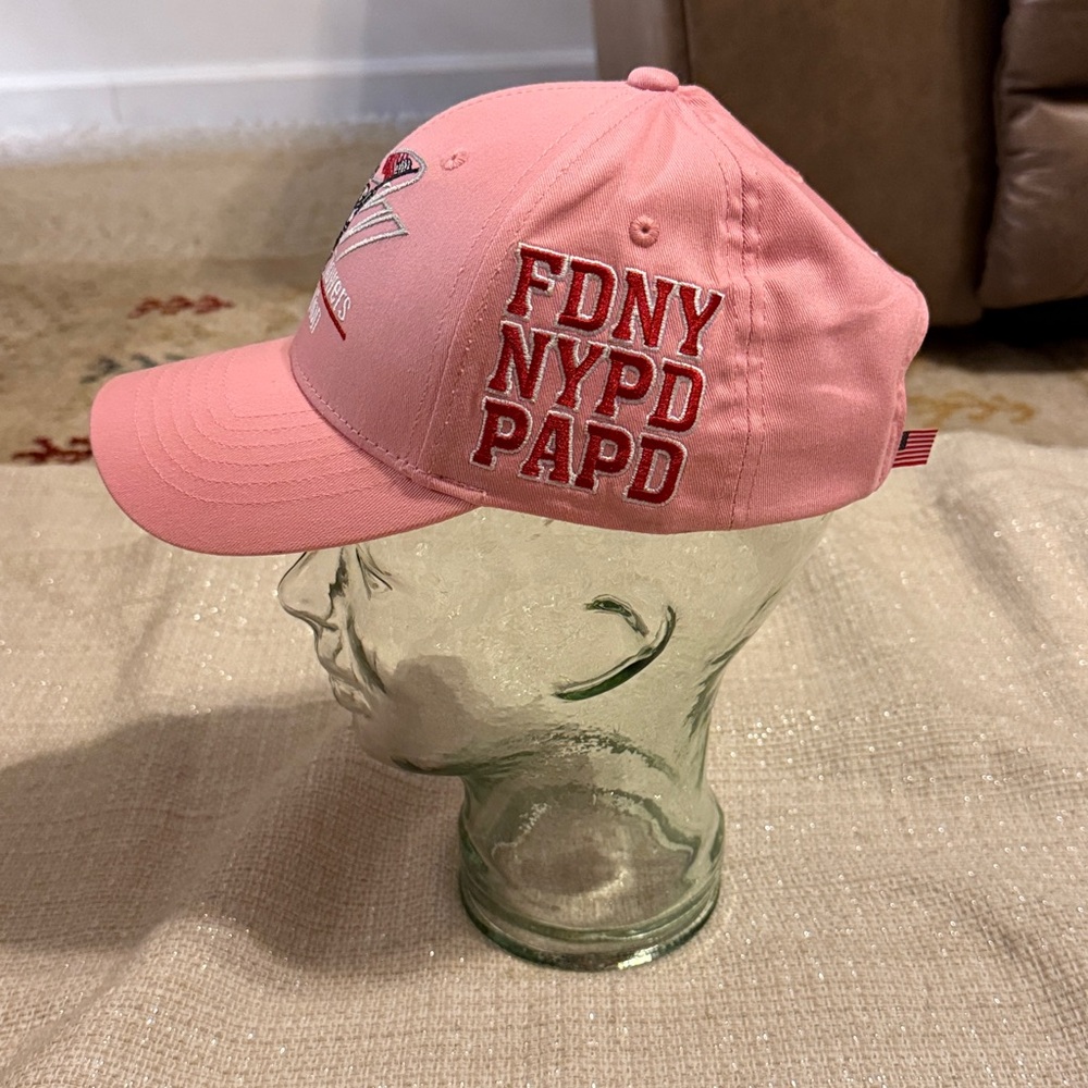 Unisex Pink Tunnel to Towers Foundation 9/11  never forget Cap - Picture 4 of 7